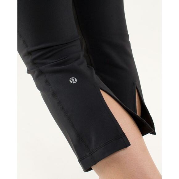 Lululemon Gather & Crow Crop Leggings Black Size 4 - Picture 11 of 11